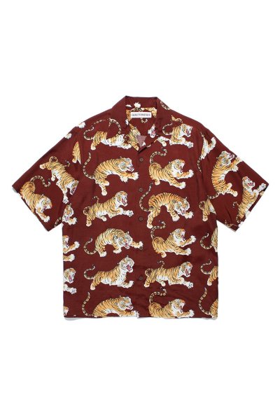 HAWAIIAN SHIRT S/S ( TYPE-6 )（BROWN）