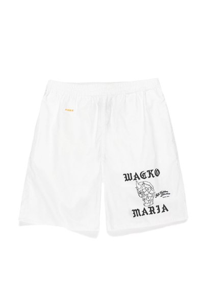 56 TATTOO STUDIO / DABO SHORT PANTS (WHITE)