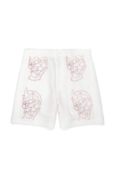 56 TATTOO STUDIO / CUBA SHORTS（WHITE）