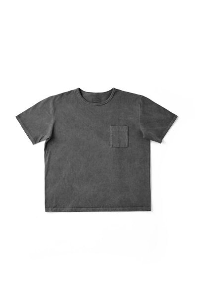 TUBE TEE (CREW-NECK)（BLACK）