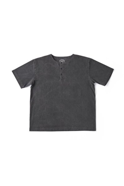 TUBE TEE (HENLY-NECK)（BLACK）