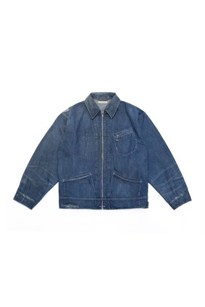 ERWIN ZIP JACKET (SCAR FACE)（INDIGO）