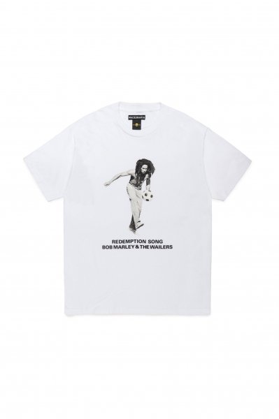 BOB MARLEY / CREW NECK T-SHIRT ( TYPE-4 )(WHITE)