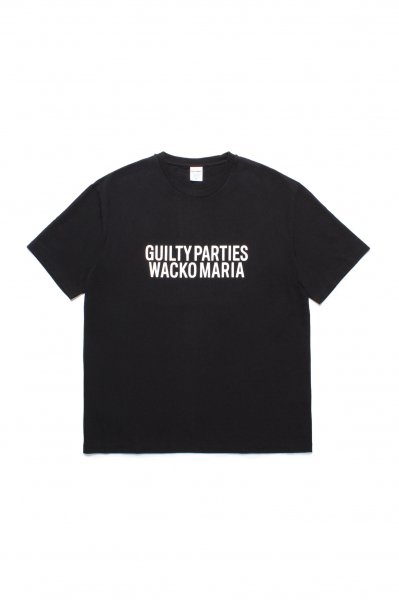 WASHED HEAVY WEIGHT CREW NECK T-SHIRT (BLACK)