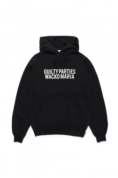 MIDDLE WEIGHT PULLOVER HOODED SWEAT SHIRT （BLACK）