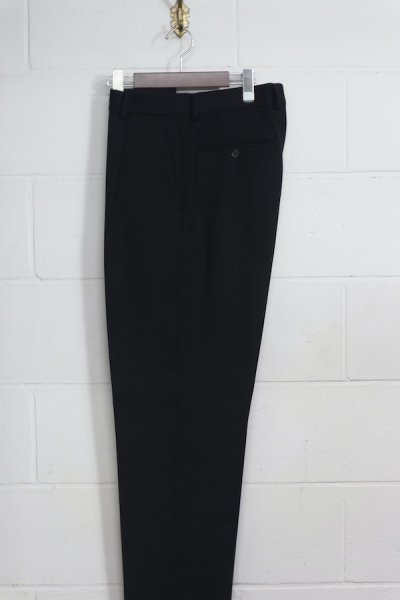 PLEATED TROUSERS (TYPE-2) （BLACK）