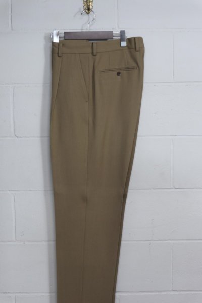 PLEATED TROUSERS (TYPE-2) （BEIGE）