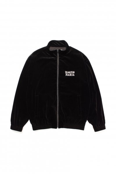 VELVET TRACK JACKET ( TYPE-1 ) (BLACK)