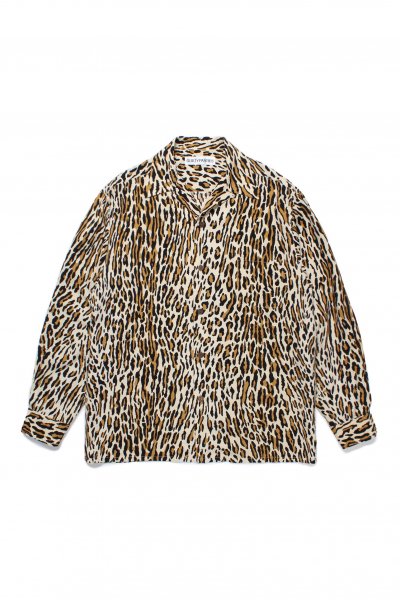 LEOPARD HAWAIIAN SHIRT L/S（BEIGE）