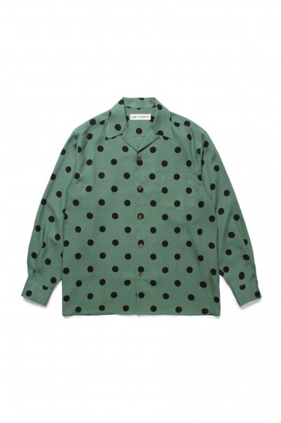 HAWAIIAN SHIRT L/S（GREEN）