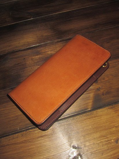 UK BRIDLE LEATHER LONG WALLET （CAMEL）