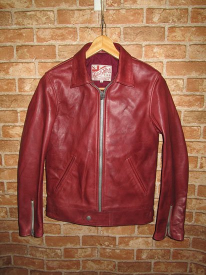 AD-01 CENTER ZIP JACKET (BURGUNDY)